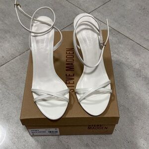 Steve Madden Elegant White Heels